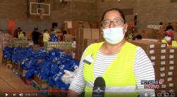 KRCA 62 coverage of the Emergency Food Assistance at MSA-Santa Ana